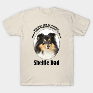 Tri Color Sheltie Dad T-Shirt